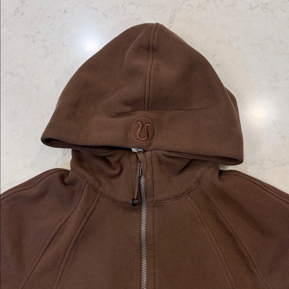 Lululemon Scuba Oversized Funnel-Neck‎ Half Zip Hoodie Java XS/S